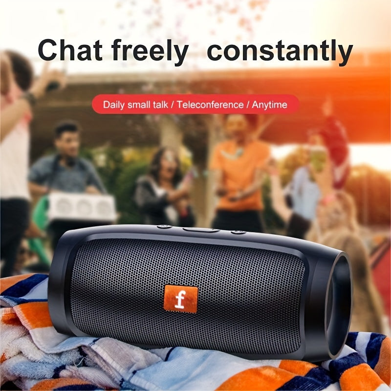 Portable Wireless Speaker, T-Flash Card/Usb Drive/Wireless Playback, Wireless Speaker, Stereo Speaker, Bass Charging Speaker, Higher Volume, Longer Lifespan, Electronic/Consumer Electronics, Wireless Link Function, Thanksgiving Gift, Christmas Gift