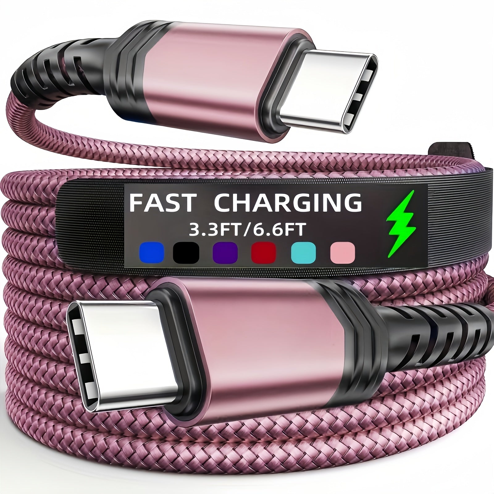 Super Fast Charging, TYPE C to TYPE C Interface Data Cable, Suitable for Samsung, for iPhone 15, for MacBook/iPad And Xiaomi And Other Devices