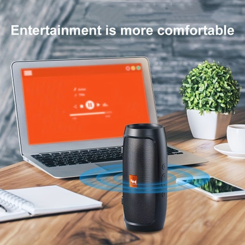 New Portable Wireless Speaker, Stereo Sound Quality, Long Battery Life, Wireless Connection/T-Flash Card Playback/Usb Drive Playback, Suitable for Tablets, Iphone Terminals, Android Terminals, Thanksgiving Christmas Birthday Gift