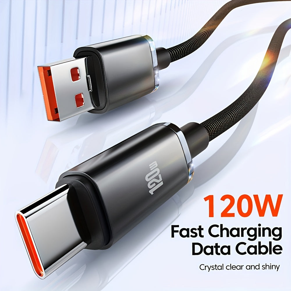 6A Super Fast Charging Cable USB Type C Charge Data Cord for Xiaomi Huawei Samsung OPPO Charger Wire for Mobile Phone Power Bank USB C Cable Charger USB Cable USB to Type-C Fast Charge Wire for Car Charger Cable